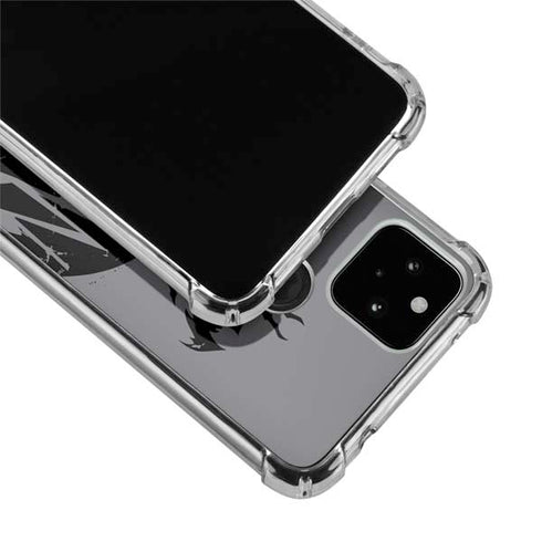 DC Comics Batman Silhouette Art Google Pixel 5 Clear Case